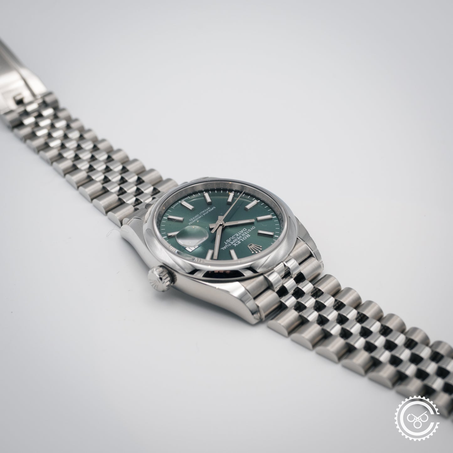 Rolex Datejust 36 Mint Green 126200-0023 Full Collectors Set With Tags