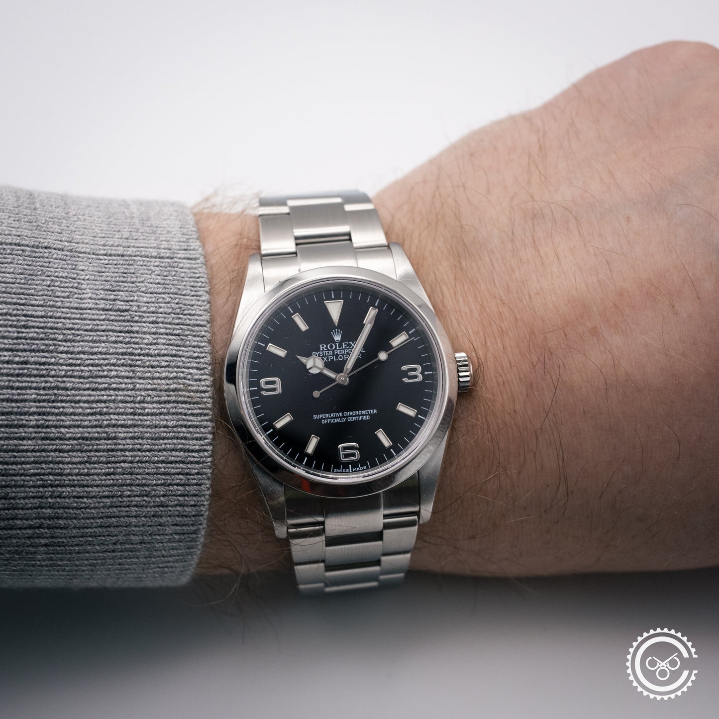 Rolex Explorer I 114270 – Full Set (2001, Rolex Serviced with Warranty)