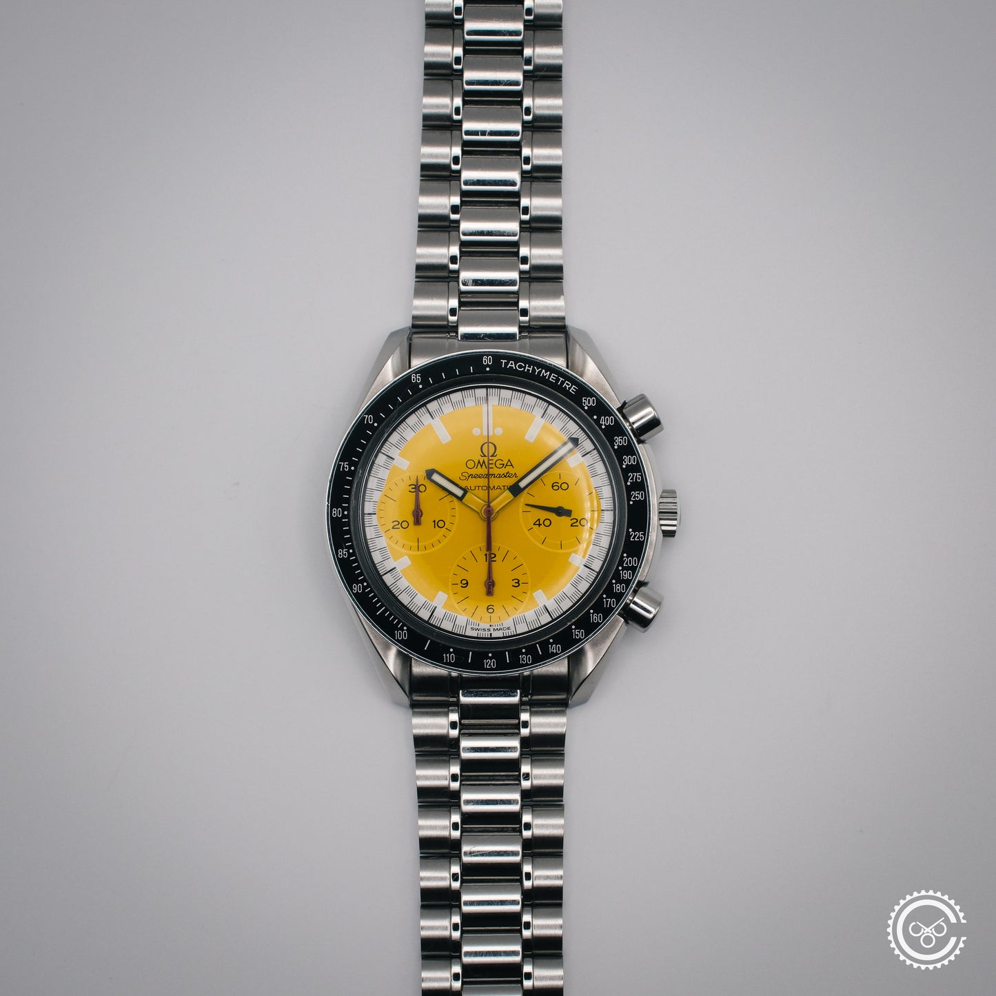 Omega Speedmaster Racing – Schumacher Yellow Dial (Ref. 3510.12.00)