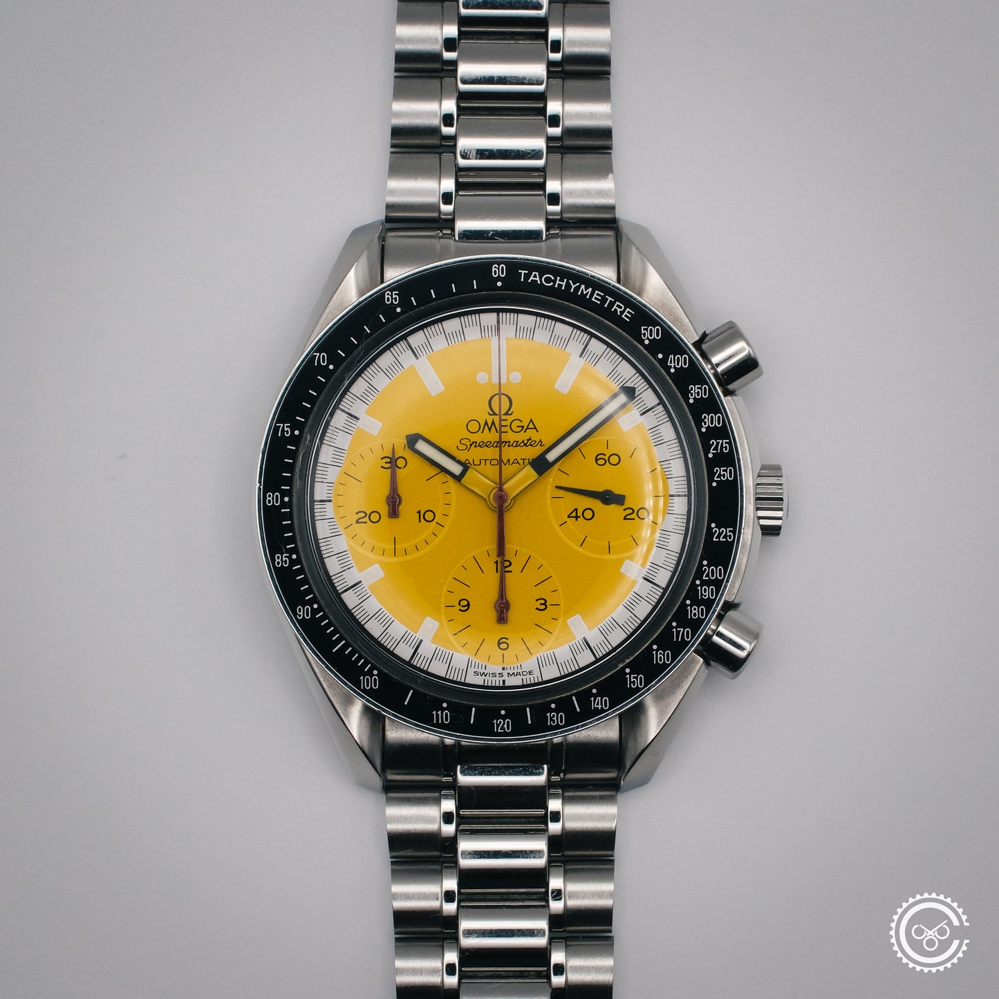 Omega Speedmaster Racing – Schumacher Yellow Dial (Ref. 3510.12.00)