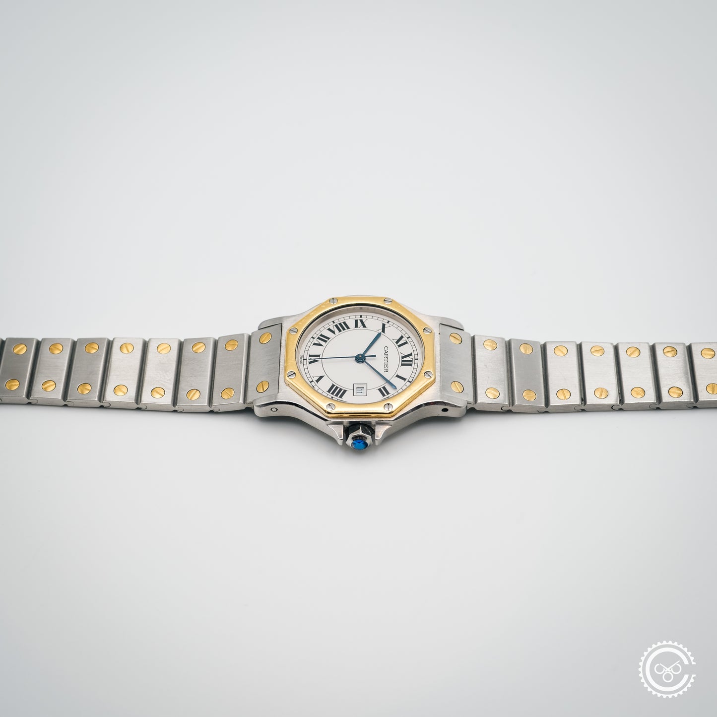 Cartier Santos Galbée Steel & Gold Automatic – Ref. 2966 (29mm, Unpolished)