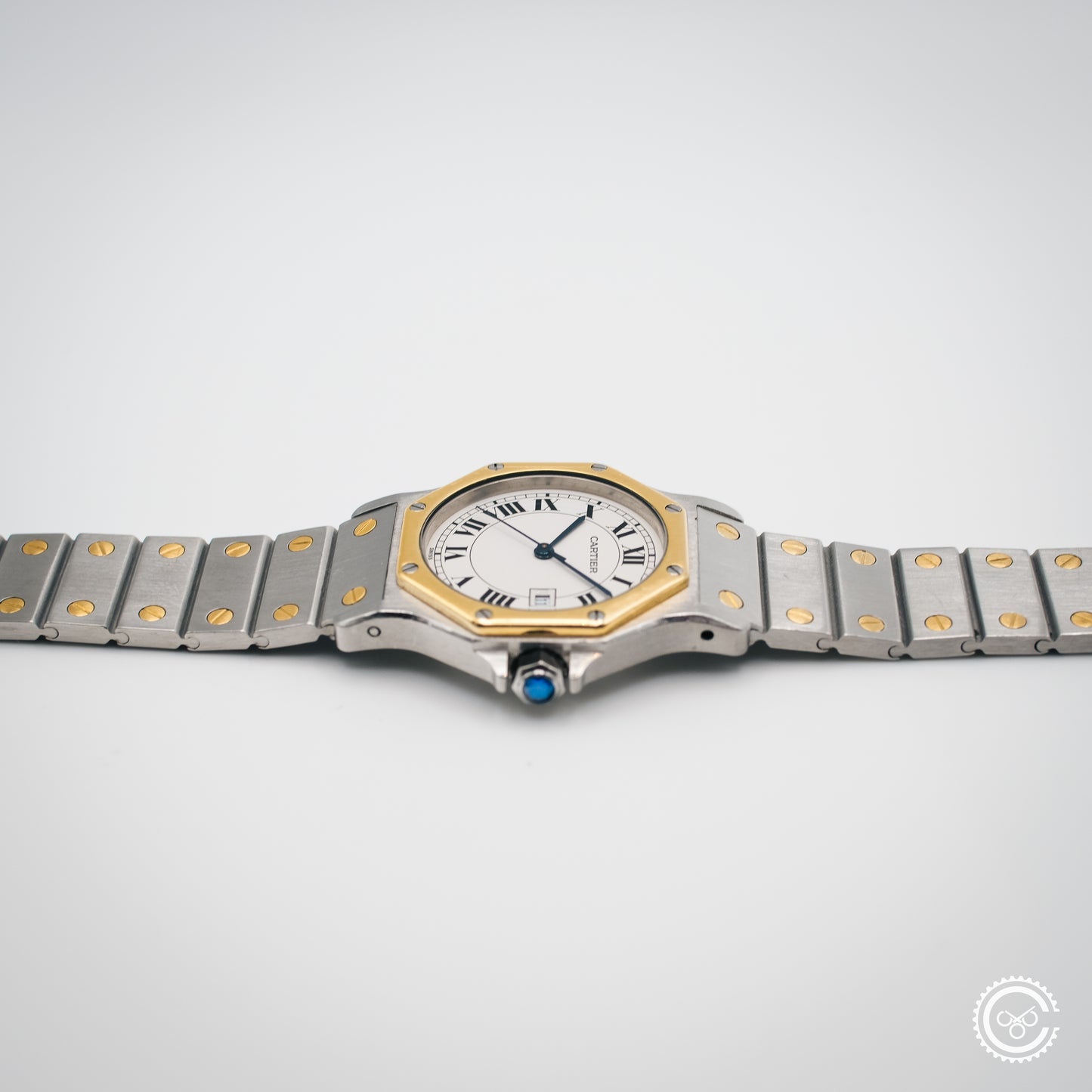 Cartier Santos Galbée Steel & Gold Automatic – Ref. 2966 (29mm, Unpolished)