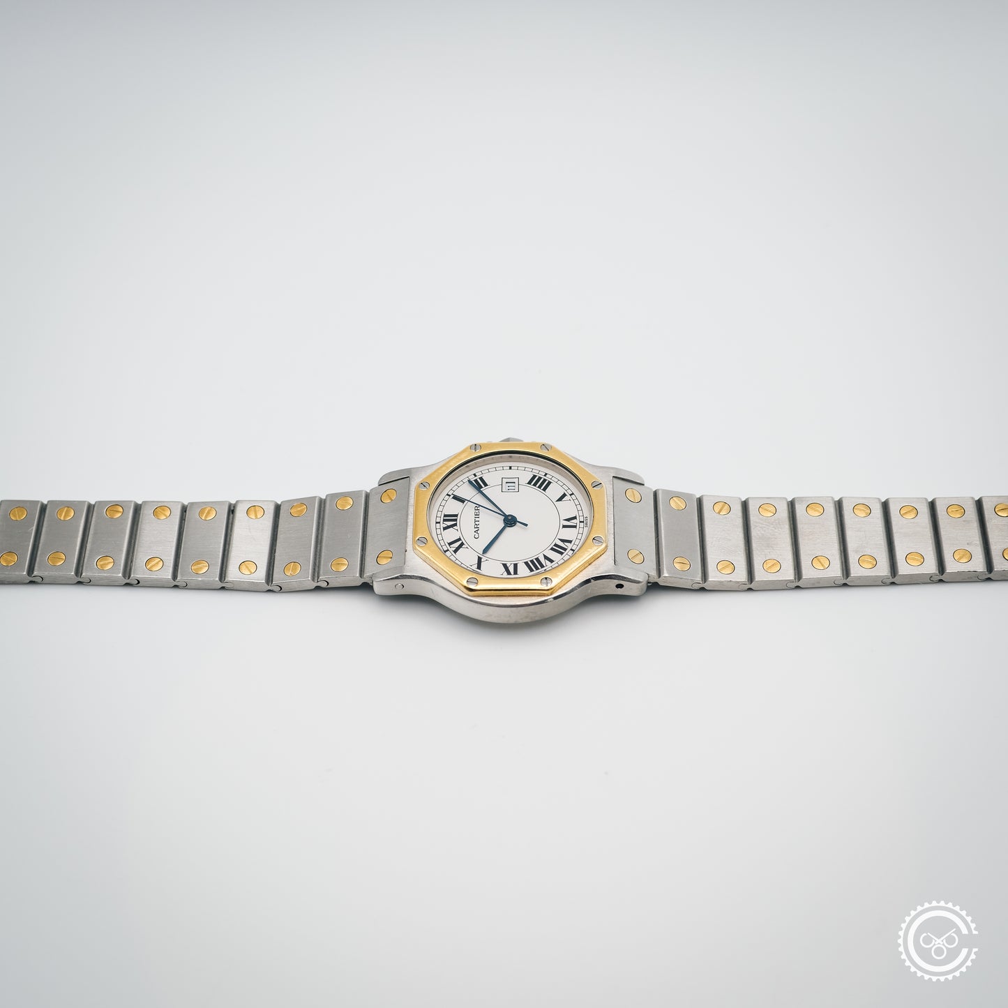 Cartier Santos Galbée Steel & Gold Automatic – Ref. 2966 (29mm, Unpolished)