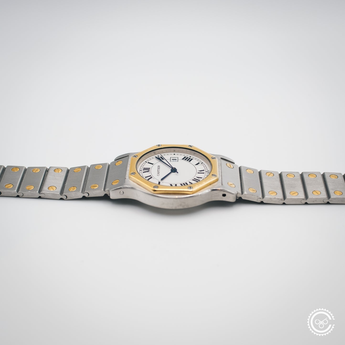 Cartier Santos Galbée Steel & Gold Automatic – Ref. 2966 (29mm, Unpolished)