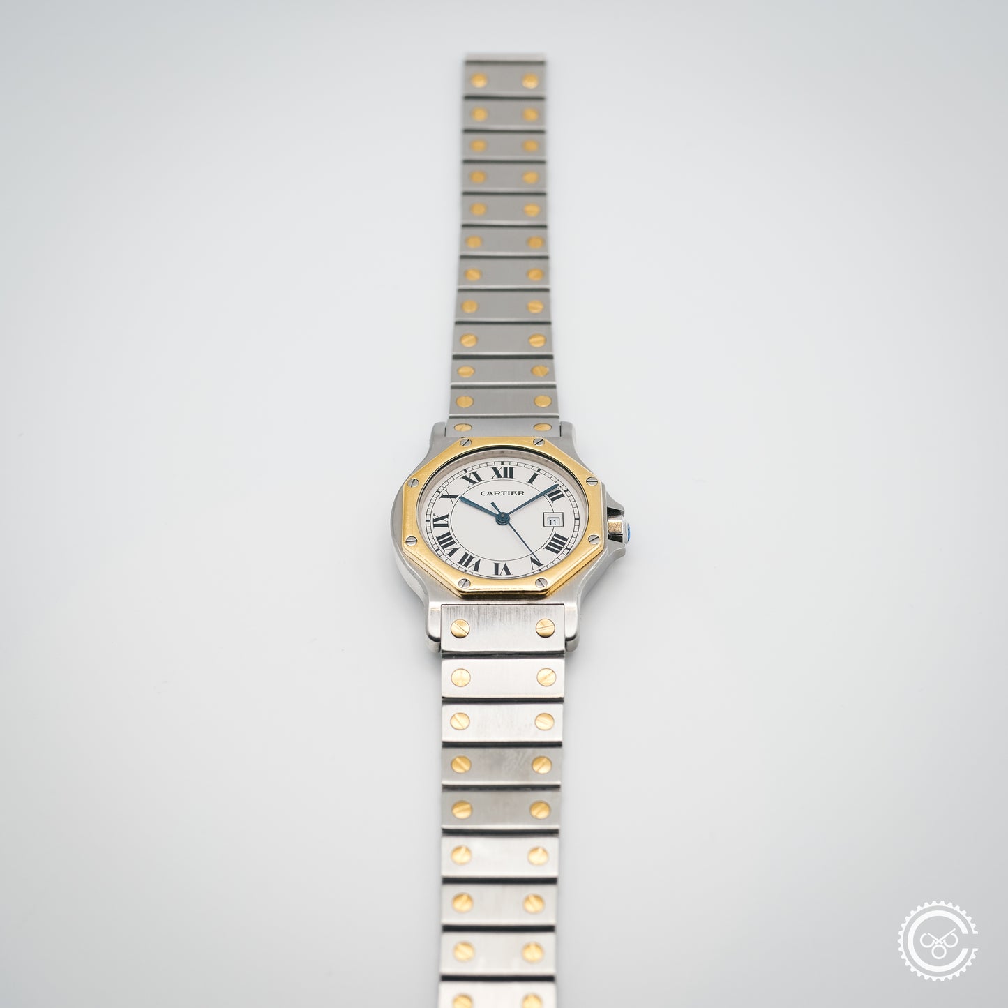 Cartier Santos Galbée Steel & Gold Automatic – Ref. 2966 (29mm, Unpolished)