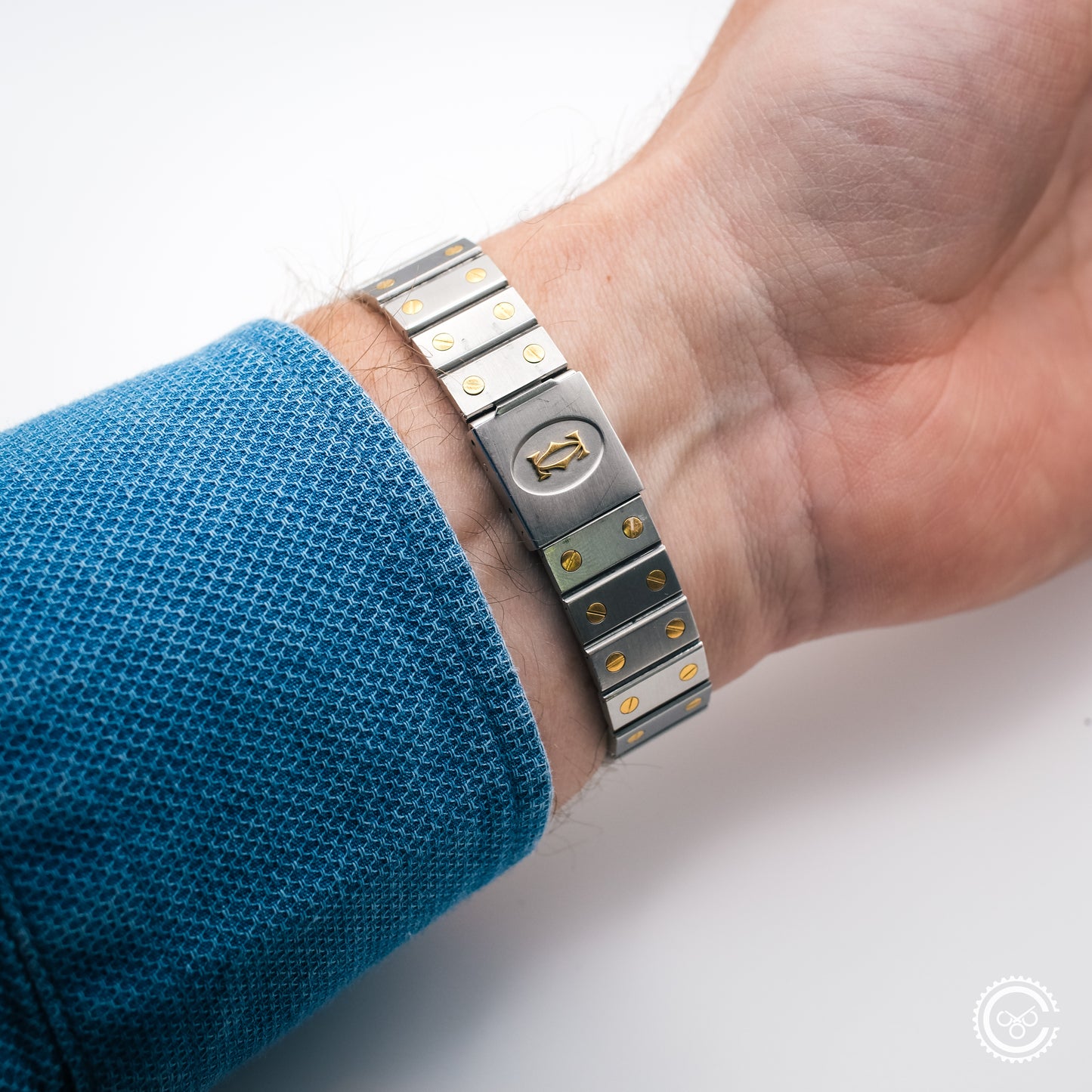 Cartier Santos Galbée Steel & Gold Automatic – Ref. 2966 (29mm, Unpolished)