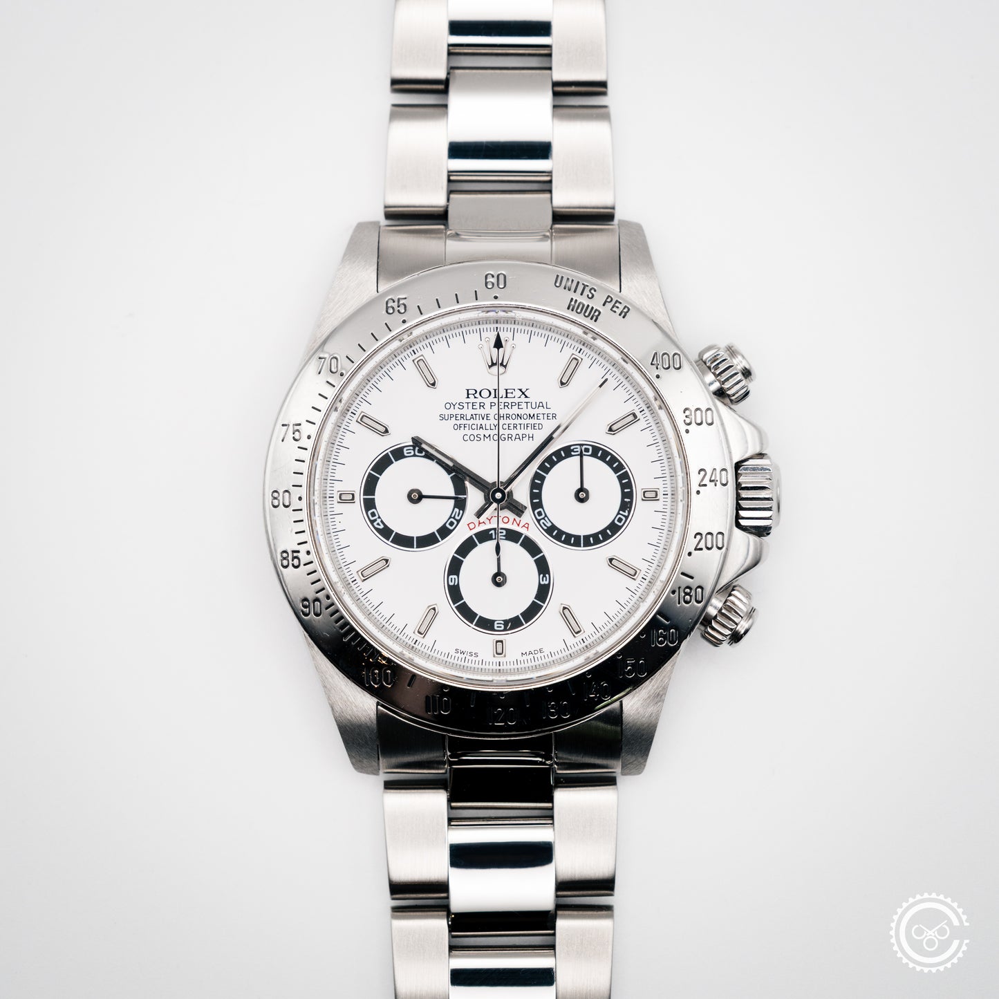 Rolex Daytona 16520 “Zenith Era” | 1997 | White Dial | 40mm | Stainless Steel | Oyster Bracelet | Reserved**