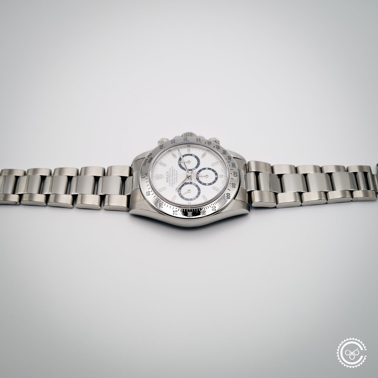 Rolex Daytona 16520 “Zenith Era” | 1997 | White Dial | 40mm | Stainless Steel | Oyster Bracelet | Reserved**