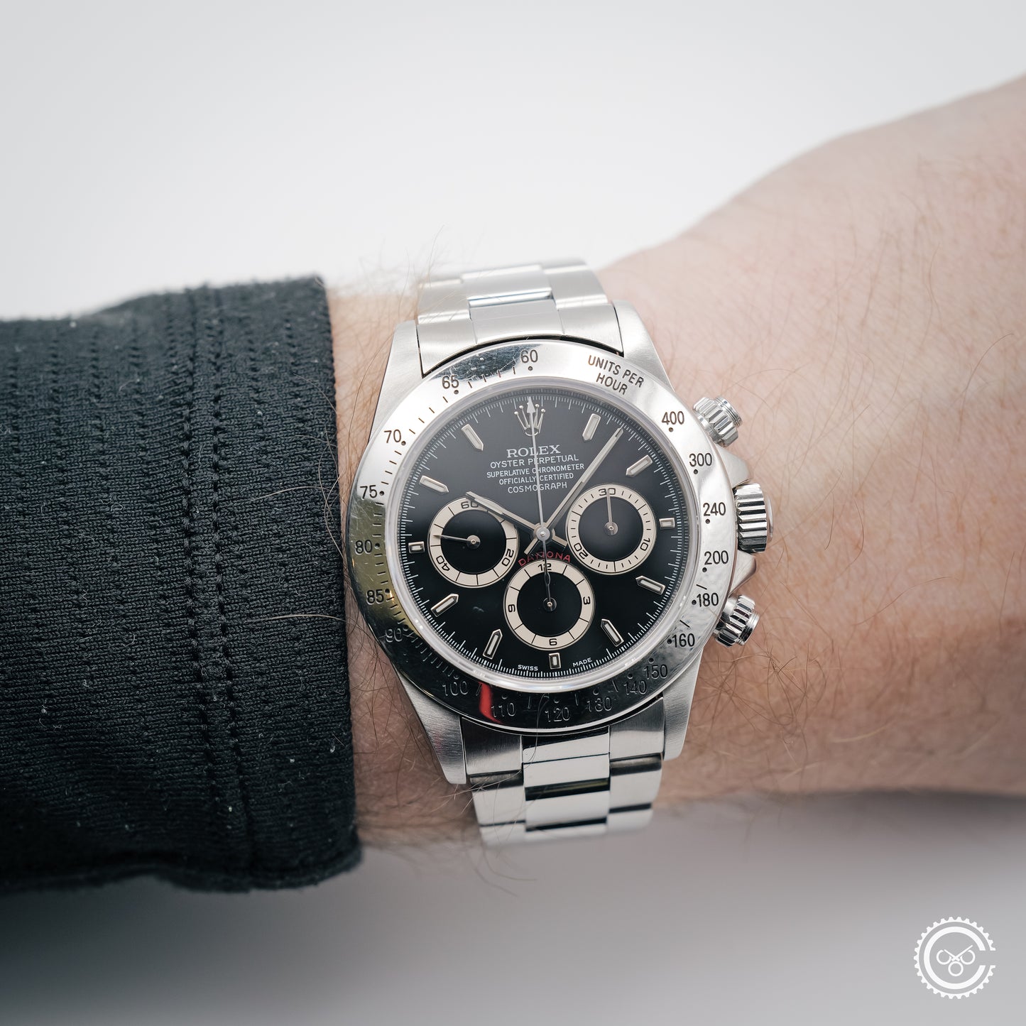 Rolex — Cosmograph Daytona — Ref. 16520 — Circa 1996 — Black Dial