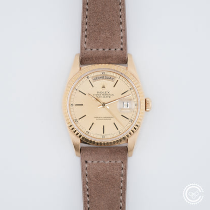 Rolex Day-Date 36 18238 | Champagne Dial | 18ct Yellow Gold