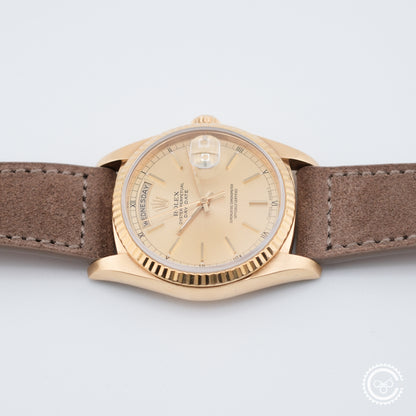 Rolex Day-Date 36 18238 | Champagne Dial | 18ct Yellow Gold