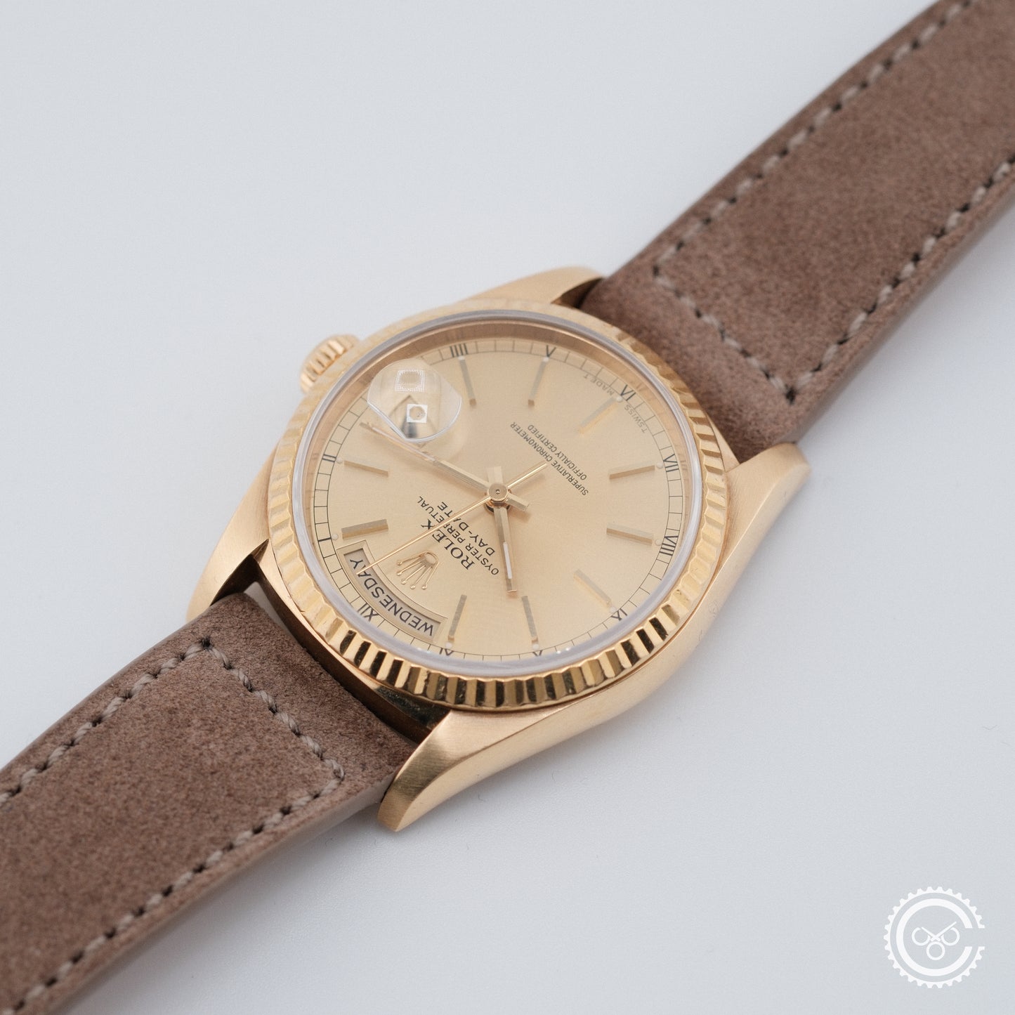 Rolex Day-Date 36 18238 | Champagne Dial | 18ct Yellow Gold
