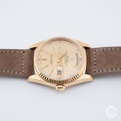 Rolex Day-Date 36 18238 | Champagne Dial | 18ct Yellow Gold