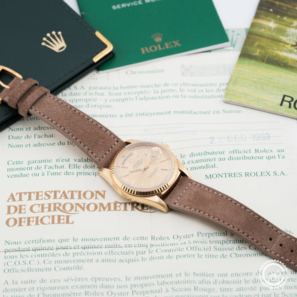 Rolex Day-Date 36 18238 | Champagne Dial | 18ct Yellow Gold