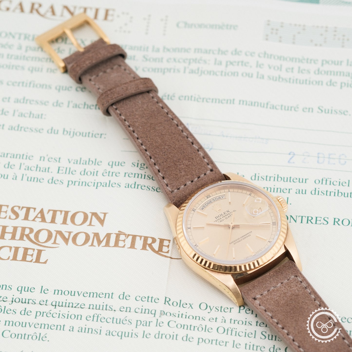 Rolex Day-Date 36 18238 | Champagne Dial | 18ct Yellow Gold