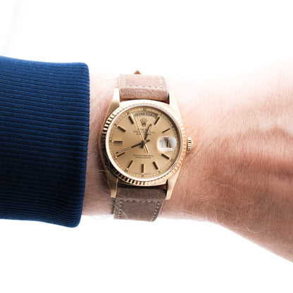 Rolex Day-Date 36 18238 | Champagne Dial | 18ct Yellow Gold