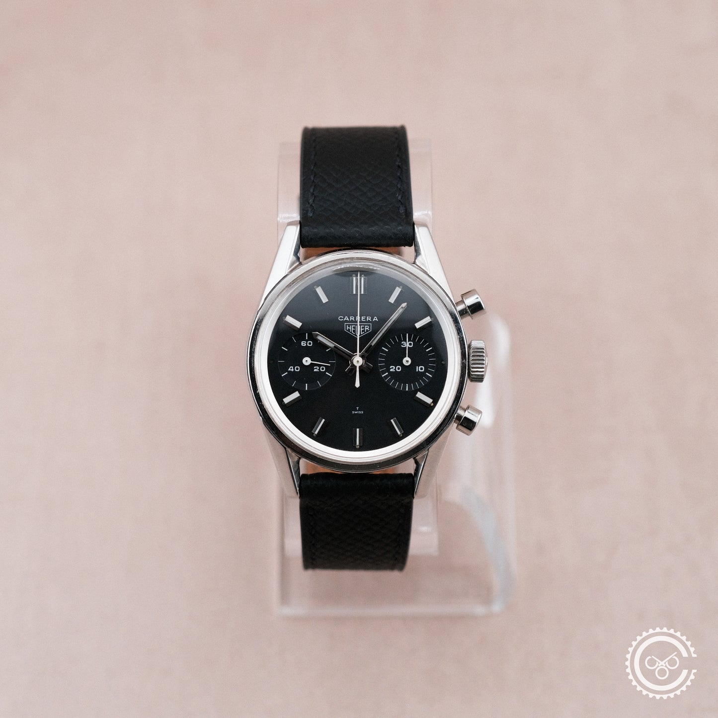Heuer Carrera 30 7753N | 1970s | Black Dial