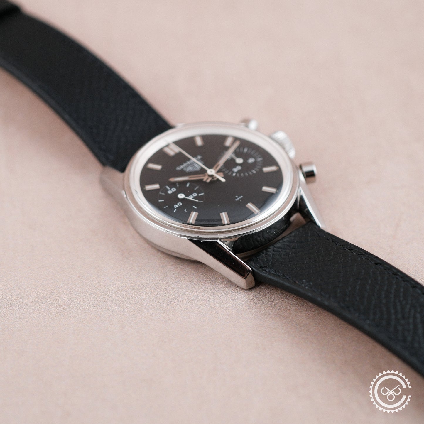 Heuer Carrera 30 7753N | 1970s | Black Dial