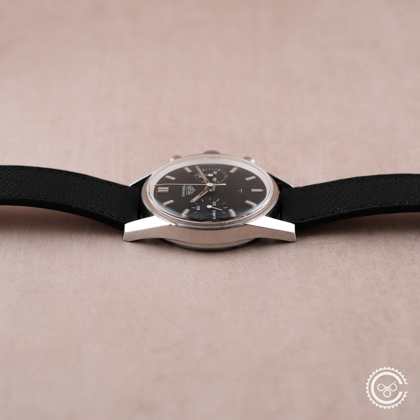 Heuer Carrera 30 7753N | 1970s | Black Dial
