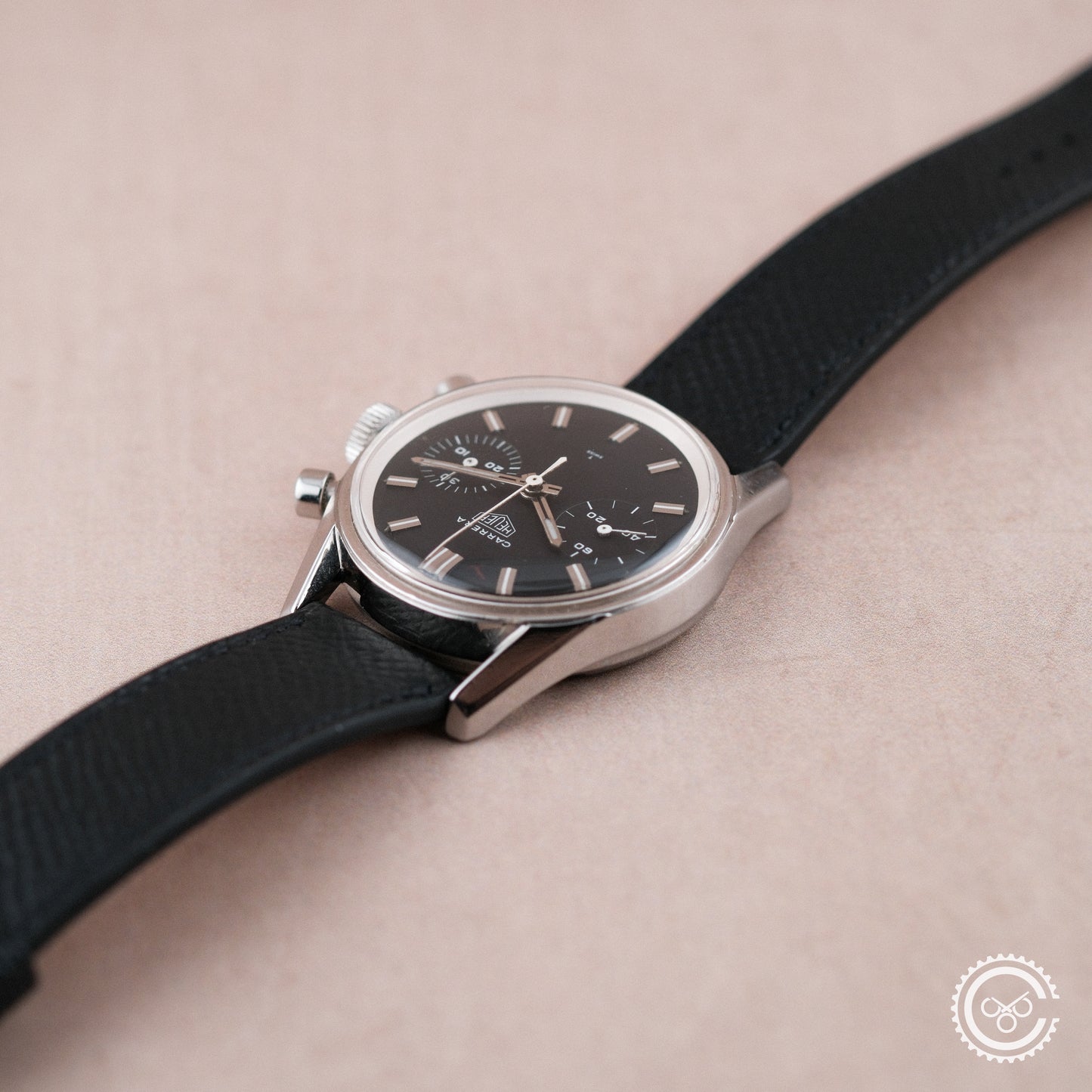 Heuer Carrera 30 7753N | 1970s | Black Dial
