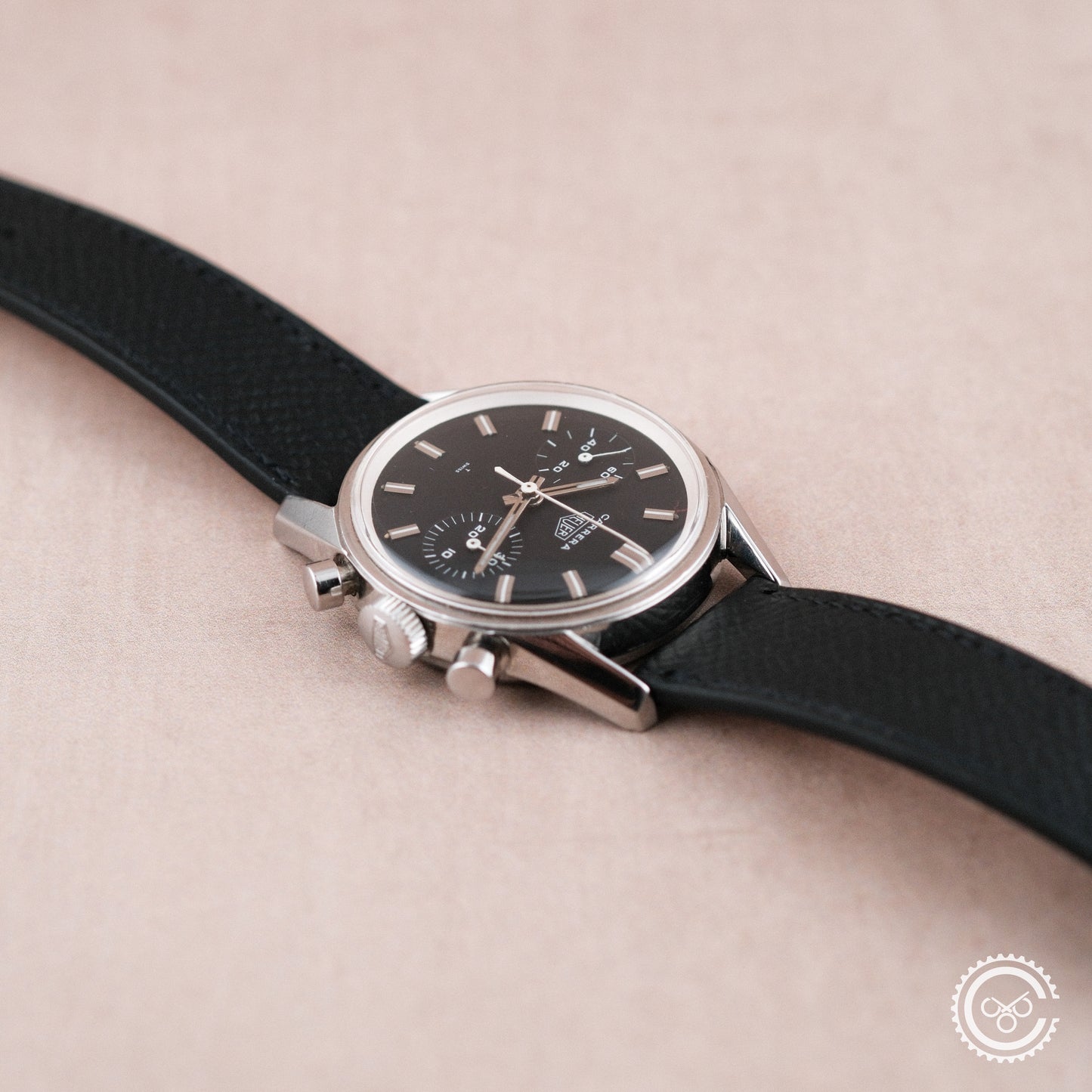 Heuer Carrera 30 7753N | 1970s | Black Dial