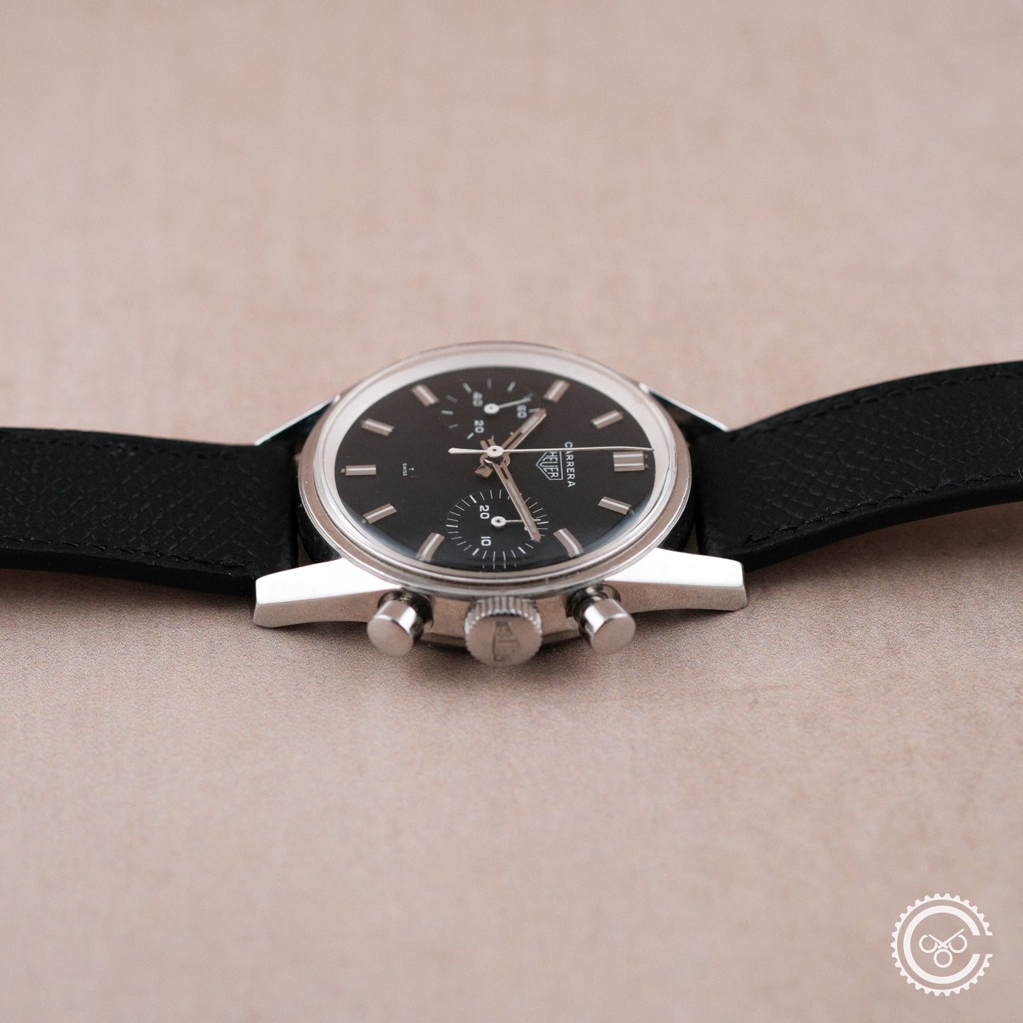 Heuer Carrera 30 7753N | 1970s | Black Dial