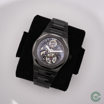 Girard-Perregaux Laureato 42mm Skeleton Ceramic 81015-32-001-32A Box and Papers