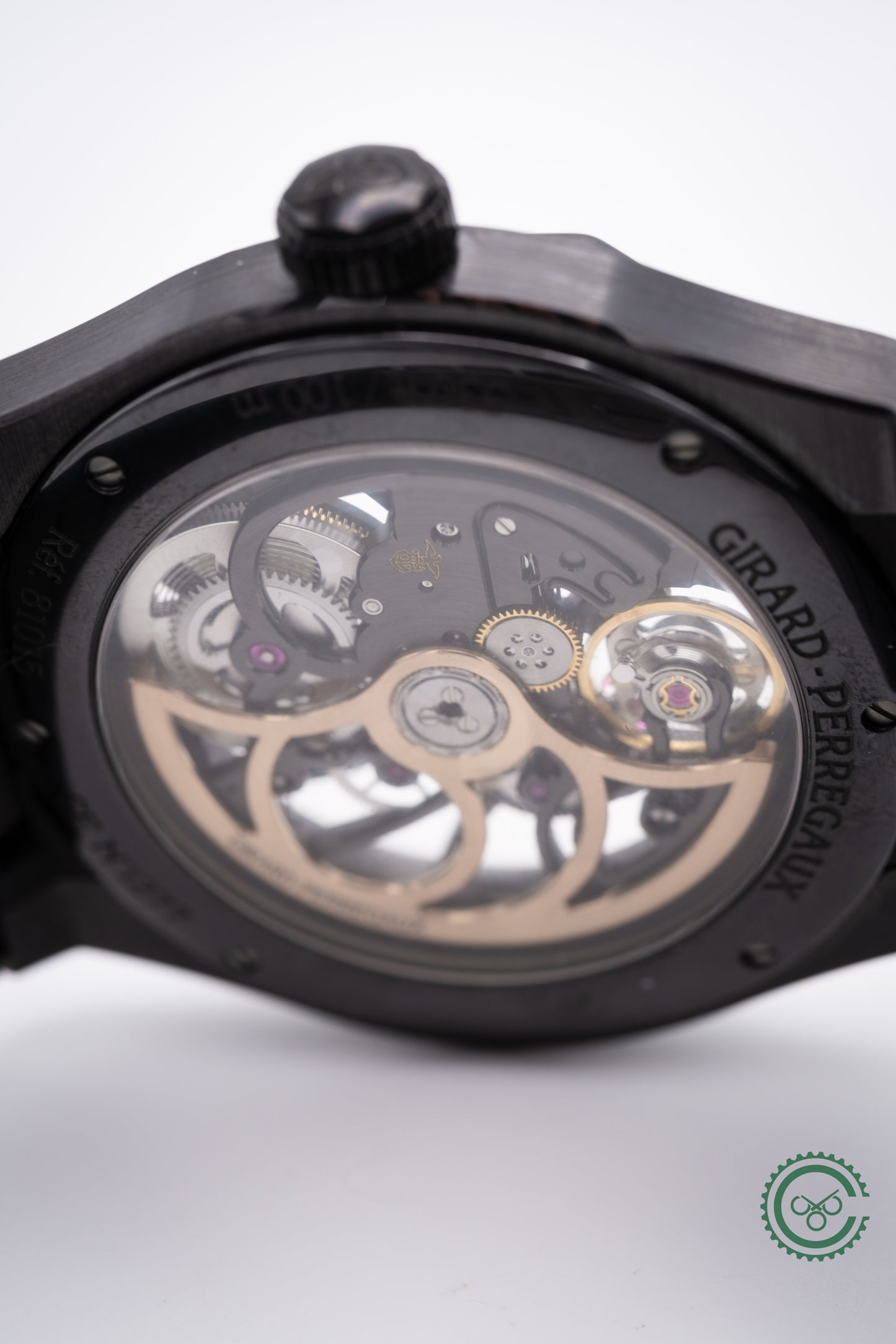 Girard-Perregaux Laureato 42mm Skeleton Ceramic 81015-32-001-32A Box and Papers