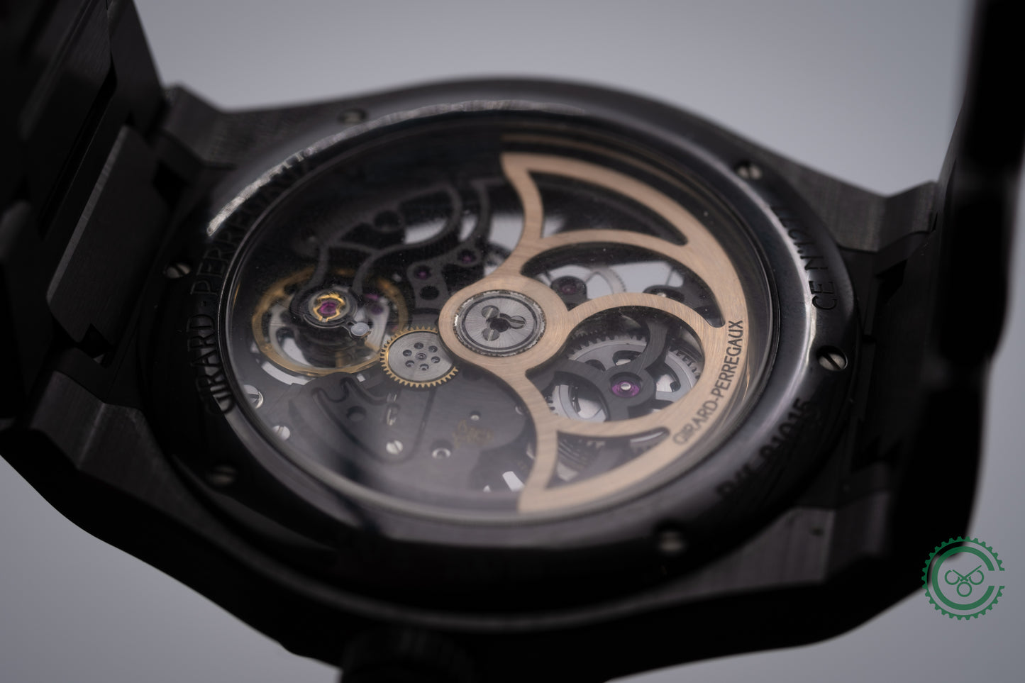 Girard-Perregaux Laureato 42mm Skeleton Ceramic 81015-32-001-32A Box and Papers