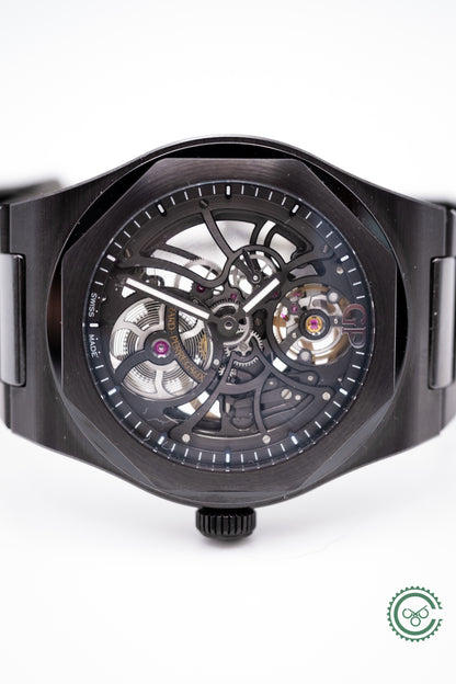 Girard-Perregaux Laureato 42mm Skeleton Ceramic 81015-32-001-32A Box and Papers