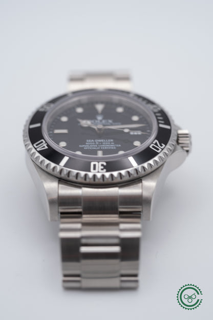 Rolex Sea-Dweller 16600 SuperLuminova Box and Papers