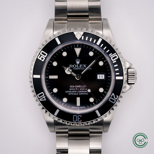 Rolex Sea-Dweller 16600 SuperLuminova Box and Papers