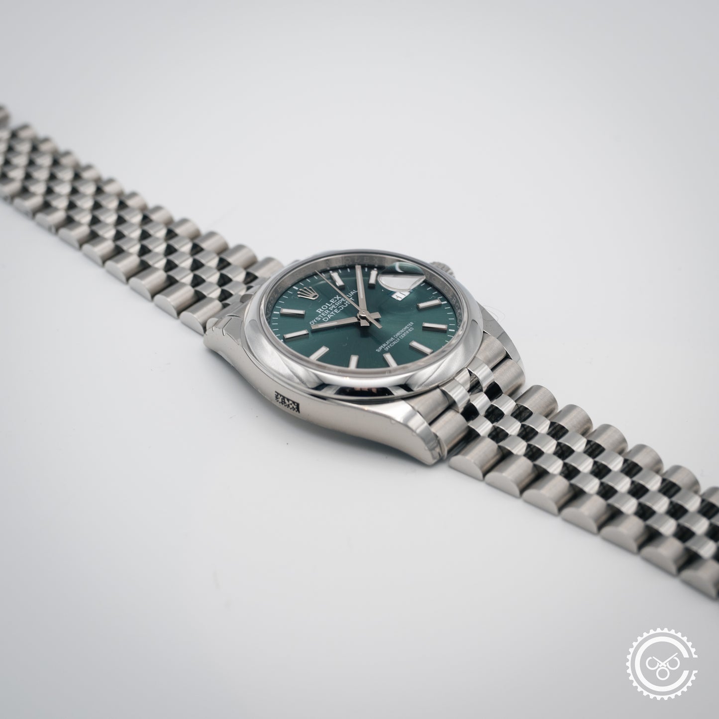 Rolex Datejust 36 Mint Green 126200-0023 Full Collectors Set With Tags