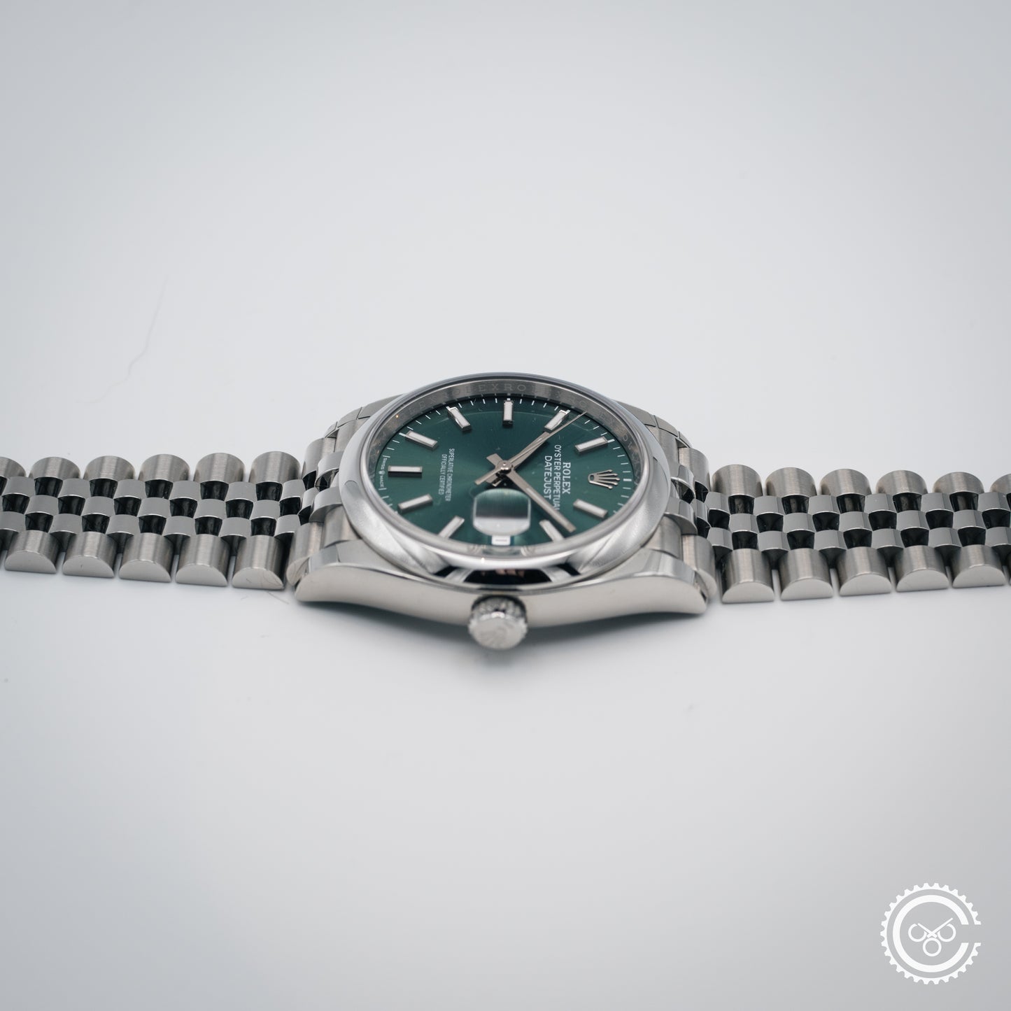 Rolex Datejust 36 Mint Green 126200-0023 Full Collectors Set With Tags