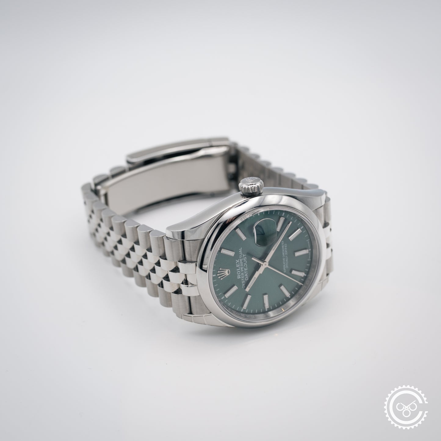 Rolex Datejust 36 Mint Green 126200-0023 Full Collectors Set With Tags