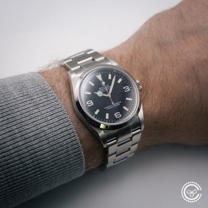Rolex Explorer I 114270 – Full Set (2001, Rolex Serviced with Warranty)