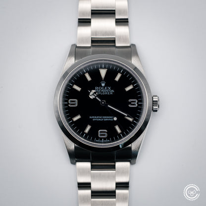 Rolex Explorer I 114270 – Full Set (2001, Rolex Serviced with Warranty)