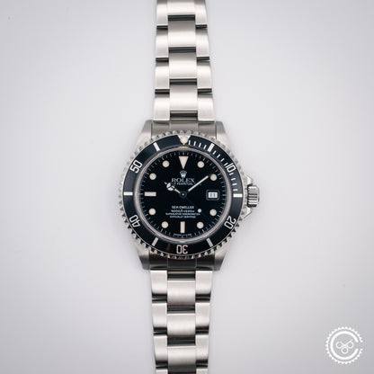 Rolex Sea-Dweller 16600 1996 Box and Papers Tritium
