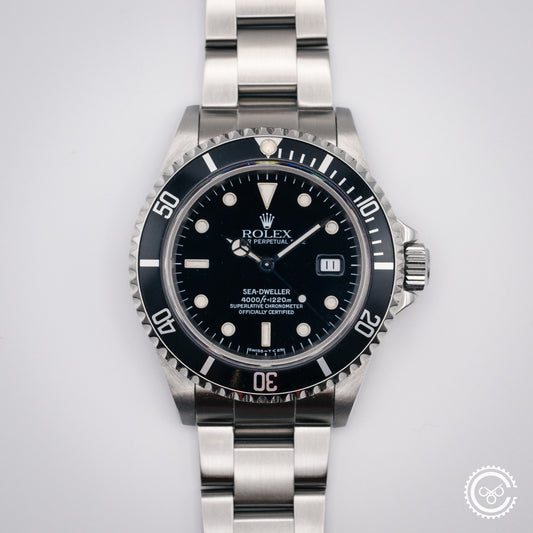 Rolex Sea-Dweller 16600 1996 Box and Papers Tritium
