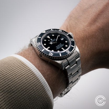 Rolex Sea-Dweller 16600 1996 Box and Papers Tritium