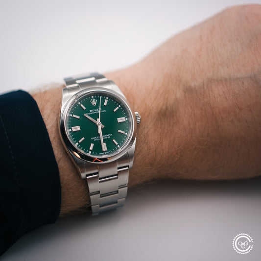 Rolex Oyster Perpetual 126000 36 mm – Green Dial, Box and Papers (2022)