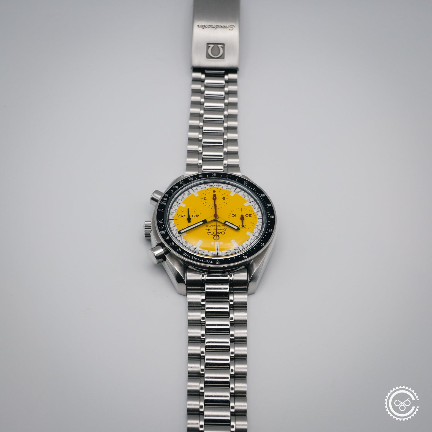 Omega Speedmaster Racing – Schumacher Yellow Dial (Ref. 3510.12.00)