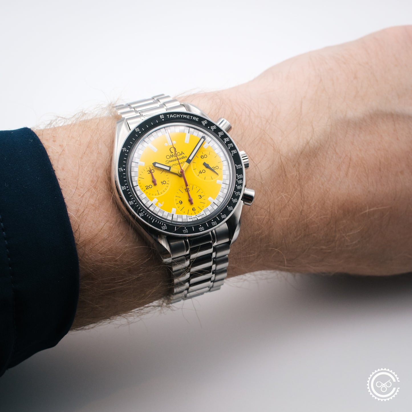 Omega Speedmaster Racing – Schumacher Yellow Dial (Ref. 3510.12.00)
