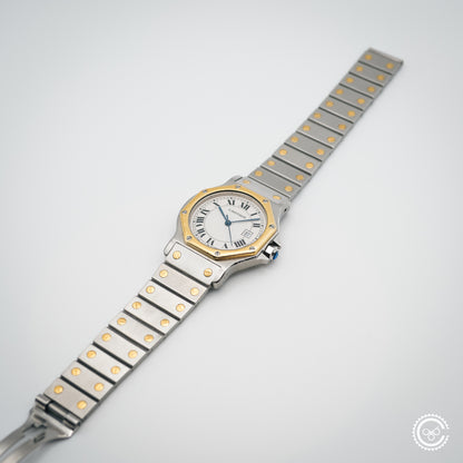 Cartier Santos Galbée Steel & Gold Automatic – Ref. 2966 (29mm, Unpolished)