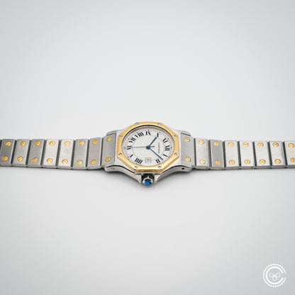 Cartier Santos Galbée Steel & Gold Automatic – Ref. 2966 (29mm, Unpolished)