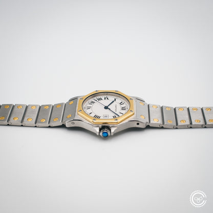 Cartier Santos Galbée Steel & Gold Automatic – Ref. 2966 (29mm, Unpolished)