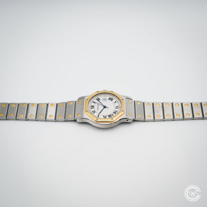 Cartier Santos Galbée Steel & Gold Automatic – Ref. 2966 (29mm, Unpolished)