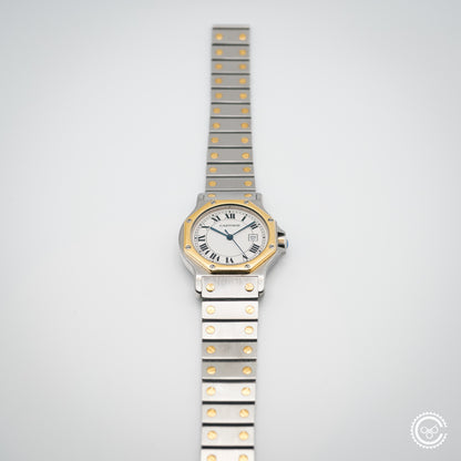 Cartier Santos Galbée Steel & Gold Automatic – Ref. 2966 (29mm, Unpolished)