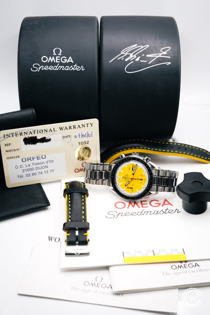 Omega Speedmaster Racing – Schumacher Yellow Dial (Ref. 3510.12.00)