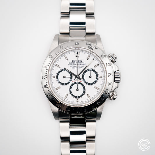 Rolex Daytona 16520 “Zenith Era” | 1997 | White Dial | 40mm | Stainless Steel | Oyster Bracelet | Reserved**